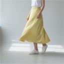 gonna in raso lunga glamour